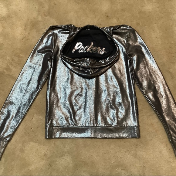 UNIQUE GREEN BAY PACKER JACKET PEWTER IN COLOR W/ POCKETS NEW SMALL - Picture 1 of 6